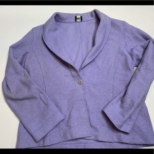 Eileen Fisher  Light Purple  Jacket Size S, Frizzy Lilac Cozy A081021